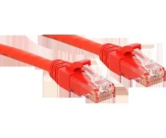 Tinklo Kabelis - LINDY Cat.6 U/UTP Tinklo Kabelis, RJ45, M/M, 250MHz, 0.5 m, Raudonas