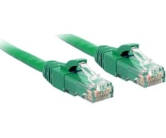 Tinklo Kabelis - LINDY Cat.6 U/UTP Tinklo Kabelis, RJ45, M/M, 250MHz, 1 m, Žalias