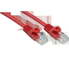 Tinklo Kabelis - LINDY Cat.6 U/UTP Tinklo Kabelis, RJ45, M/M, CCA, 250MHz, 0.5 m, Raudonas