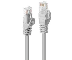 Tinklo Kabelis - LINDY Cat.6 U/UTP Tinklo Kabelis, RJ45, M/M, 250MHz, CCA, 10 m, Pilkas