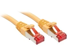 Tinklo Kabelis - LINDY Cat.6 S/FTP Tinklo Kabelis, RJ45, M/M, 250MHz, 27AWG, 1 m, Geltonas
