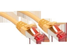 Tinklo Kabelis - LINDY Cat.6 S/FTP Tinklo Kabelis, RJ45, M/M, 250MHz, 27AWG, 1 m, Geltonas