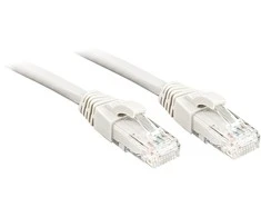 Tinklo Kabelis - LINDY Cat.6 U/UTP Tinklo Kabelis, RJ45, M/M, 250MHz, 1 m, Baltas