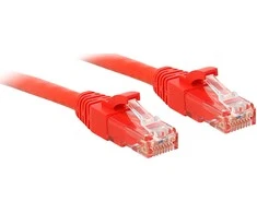 Tinklo Kabelis - LINDY Cat.6 U/UTP Tinklo Kabelis, RJ45, M/M, 250MHz, 3 m, Raudonas