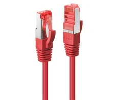 Tinklo Kabelis - LINDY Cat.6 S/FTP Tinklo Kabelis, RJ45, M/M, 250MHz, 27AWG, 0.3 m, Raudonas