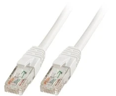 Tinklo Kabelis - LINDY Cat.6 U/UTP Tinklo Kabelis, RJ45, M/M, 250MHz, 0.5 m, Baltas