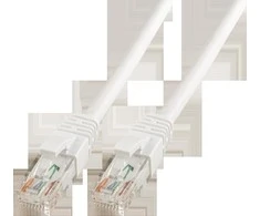 Tinklo Kabelis - LINDY Cat.6 U/UTP Tinklo Kabelis, RJ45, M/M, 250MHz, 0.5 m, Baltas