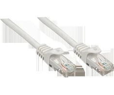 Tinklo Kabelis - LINDY Cat.6 U/UTP Tinklo Kabelis, RJ45, M/M, 250MHz, CCA, 1 m, Pilkas