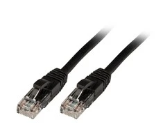 Tinklo Kabelis - LINDY Cat.6 U/UTP Tinklo Kabelis, RJ45, M/M, 250MHz, 2 m, Juodas