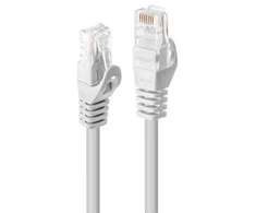 Tinklo Kabelis - LINDY Cat.6 U/UTPTinklo Kabelis, RJ45, M/M, 250MHz, CCA, 2 m, Baltas