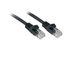Tinklo Kabelis - LINDY Cat.6 U/UTP Tinklo Kabelis, RJ45, M/M, 250MHz, CCA, 2 m, Juodas