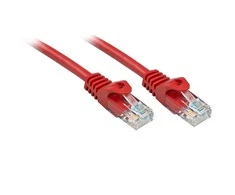 Tinklo Kabelis - LINDY Cat.6 U/UTP Tinklo Kabelis, RJ45, M/M, 250MHz, CCA, 2 m, Raudonas