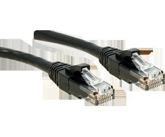 Tinklo Kabelis - LINDY Cat.6 U/UTP Tinklo Kabelis, RJ45, M/M, 250MHz, 3 m, Juodas