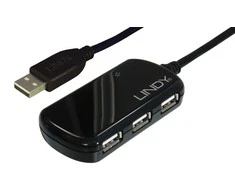 USB Hub - LINDY USB 2.0 Aktyvus Prailginimas Pro Hub 8 m 4-Port USB 2.0 60 m 480Mbps Galia
