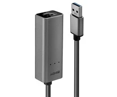 Tinklo Adapteris - LINDY USB 3.0 į 2.5G Ethernet Keitiklis, 2.5Gbps, Aliuminis