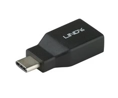 Adapteris - LINDY USB 3.2 Type C į A Adapteris, Juodas