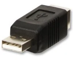Lindy Adapteris - USB 2.0 M/F 480Mbps PVC Nikelis 45x15x16.5mm
