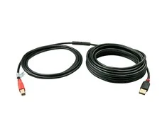 Lindy USB 2.0 A/M - USB B/M, aktyvus kabelis 10m Juodas