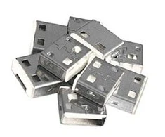 USB Priedas - LINDY USB Type A Prievadų Blokatoriai, 10 vnt., Balti