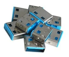 USB Priedas - LINDY USB A Prievado Blokatoriai, ABS, 12x10x5mm, Mėlyni, 10 vnt.