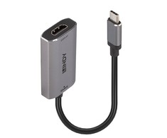 Adapteris - LINDY USB Type C į HDMI 8K60 Konverteris, Pilkas