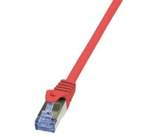 LOGILINK CQ3014S LOGILINK - Komutacinis kabelis Cat.6A 10G S/FTP PIMF PrimeLine raudonas 0,25m