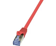 LOGILINK CQ3014S LOGILINK - Komutacinis kabelis Cat.6A 10G S/FTP PIMF PrimeLine raudonas 0,25m
