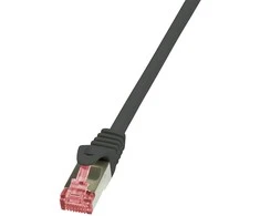LOGILINK CQ2023S LOGILINK - Patchcord Cat.6 S/FTP PIMF PrimeLine 0,5m juoda