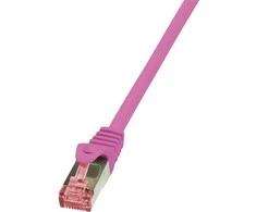 LOGILINK CQ2029S LOGILINK - Patchcord Cat.6 S/FTP PIMF PrimeLine 0,5m rožinis