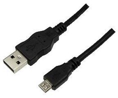 LOGILINK CU0057 kabelis USB 2.0 Typ-A, skirtas micro Typ-B dl.0,6m