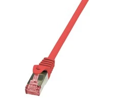 LOGILINK CQ2094S LOGILINK – Patchcord Cat.6 S/FTP PIMF PrimeLine 10m Raudona
