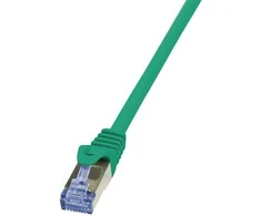 LOGILINK CQ3095S LOGILINK - Komutacinis kabelis Cat.6A 10G S/FTP PIMF PrimeLine žalias 10m