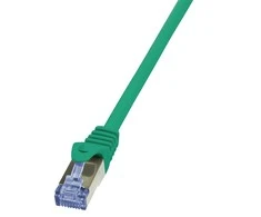LOGILINK CQ3095S LOGILINK - Komutacinis kabelis Cat.6A 10G S/FTP PIMF PrimeLine žalias 10m