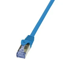 LOGILINK CQ3046S LOGILINK - Komutacinis kabelis Cat.6A 10G S/FTP PIMF PrimeLine mėlynas 1,50m
