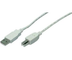 LogiLink Prisijungti | USB 2.0 A į USB 2.0 B kabelis | USB A patinas | USB B vyr