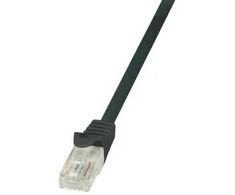 LOGILINK CP2033U LOGILINK - Patchcord Cat.6 U/UTP EconLine 1,00 m juoda
