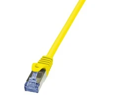 LOGILINK CQ3037S LOGILINK -Komutacinis kabelis Cat.6A 10G S/FTP PIMF PrimeLine geltona 1m