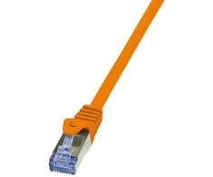 LOGILINK CQ3038S LOGILINK -Komutacinis kabelis Cat.6 S/FTP PIMF PrimeLine oranžinis 1m