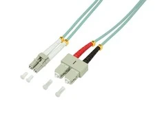 LogiLink Pluošto blokas, OM3, 50 / 125, LC- SC, 1m (FP3LS01)