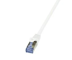 LOGILINK CQ4111S LOGILINK - Cat.6A Patch kabelis pagamintas iš Cat.7 neapdoroto kabelio, baltas, 20m