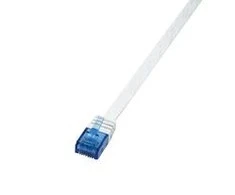 2direct LogiLink Flat Patch cord U / UTP cat.6, baltas 2m (CF2051U)