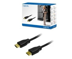 VOBIS kabelis HDMI didelės spartos w. Ethernet v 1.4, dl. 2m – Logilink CH0037