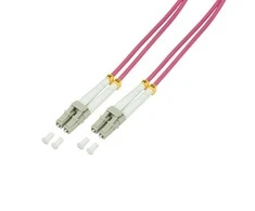 LogiLink światłowód OM4 LC/UPC - LC/UPC 2.0m violetinė