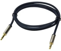 LOGILINK CA10100 LOGILINK - Garso kabelis 3.5 Stereo M/M, tiesus, 1.00 m, mėlynas