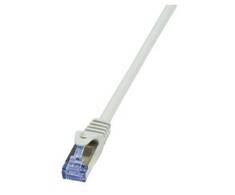 LogiLink kat.6a S/FTP 3.0m pilka pozłacane antgaliai
