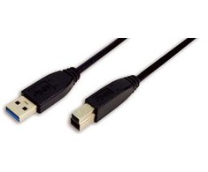 Kabelis USB LogiLink USB 3.0 A/B, 3m (CU0025)