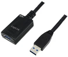 LOGILINK UA0127 LOGILINK - kartotuvo laidas USB 3.0 Juodas 5m