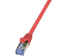 LOGILINK CQ3084S LOGILINK - Komutacinis kabelis Cat.6A 10G S/FTP PIMF PrimeLine raudonas 7,5m