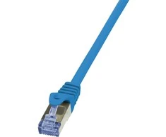 LOGILINK CQ3086S LOGILINK - Komutacinis kabelis Cat.6A 10G S/FTP PIMF PrimeLine mėlynas 7,5m