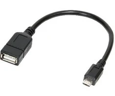 Logilink 0.2m USB 2.0 A/Micro-B 0.2 m, Juodas